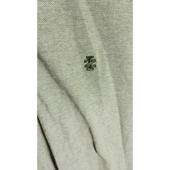 Izod Oxford Polo Shirt Mens Size 2XLT Chive Green Cotton Short Sleeve NWT - Picture 7 of 9